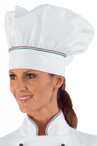 Foto Cappello Cuoco Bianco+italy