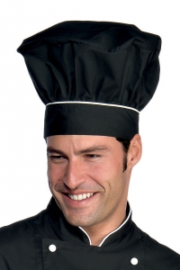 Foto Cappello Cuoco Nero+bianco